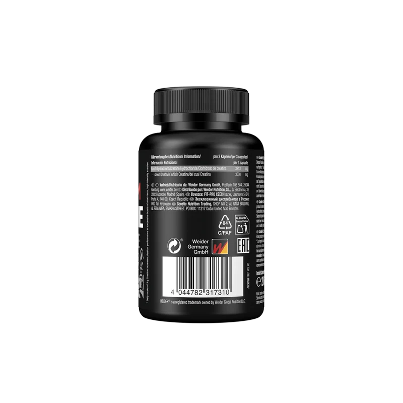 Creatine HCL - kreatin HYDROCHLORIDE - 150 kapszula