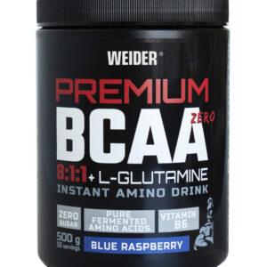 Premium BCAA 8:1:1 + Glutamine ZERO aminosav - kékmálna