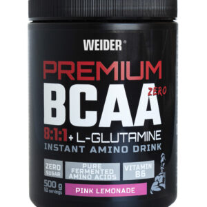 Premium BCAA 8:1:1 + Glutamine ZERO aminosav - pink lemonade