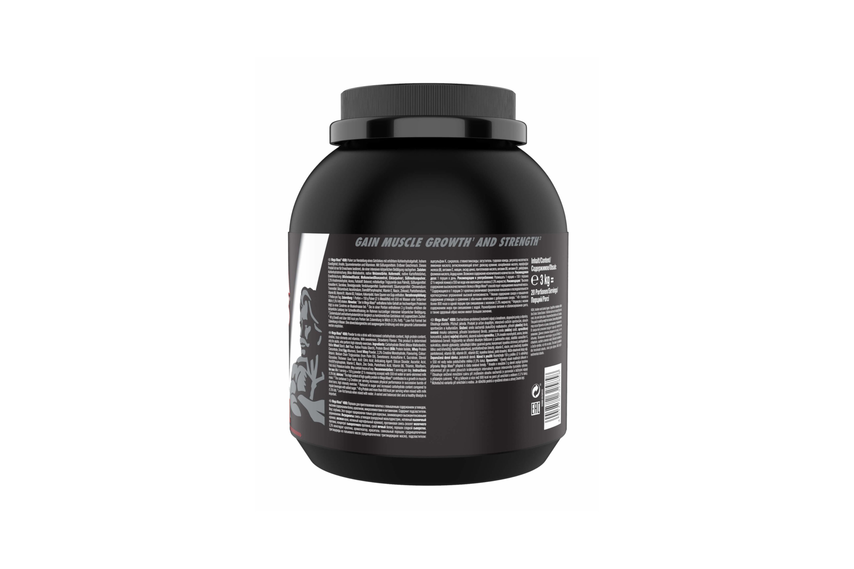 Mega Mass 4000 tömegnövelő - 3kg csoki