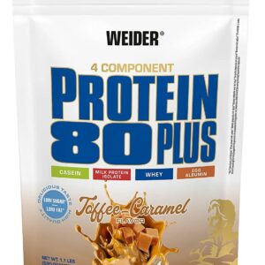 Protein 80 Plus fehérjepor - 500 g - toffee caramell