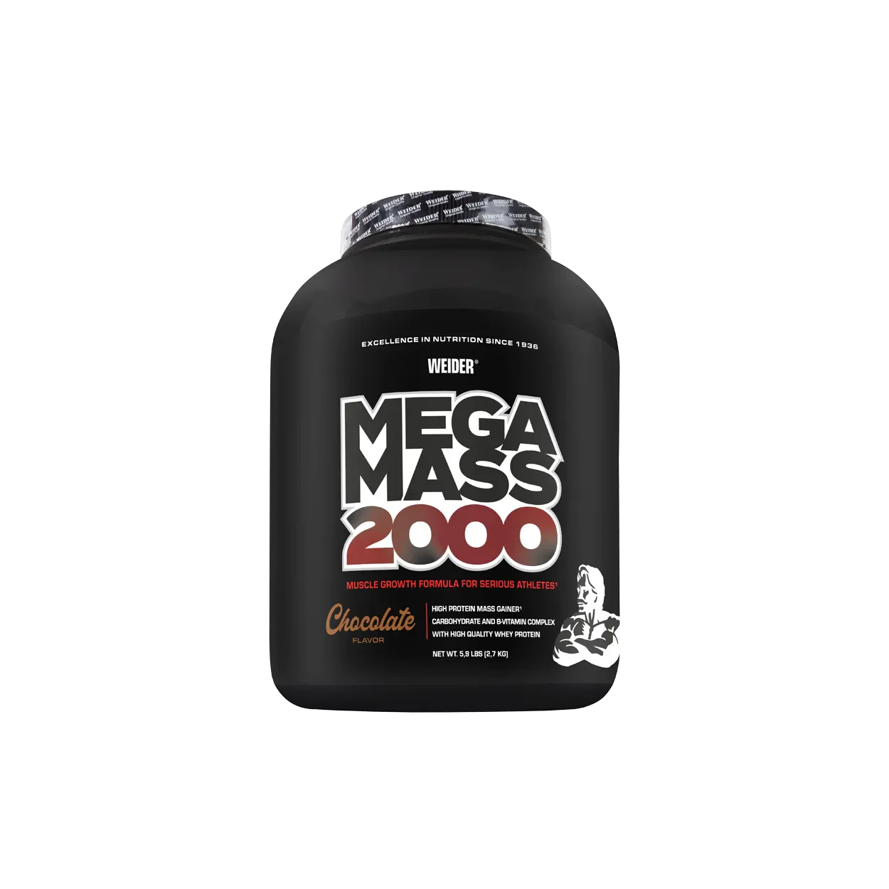 Mega Mass 2000 - 2,7 kg - csokoládé