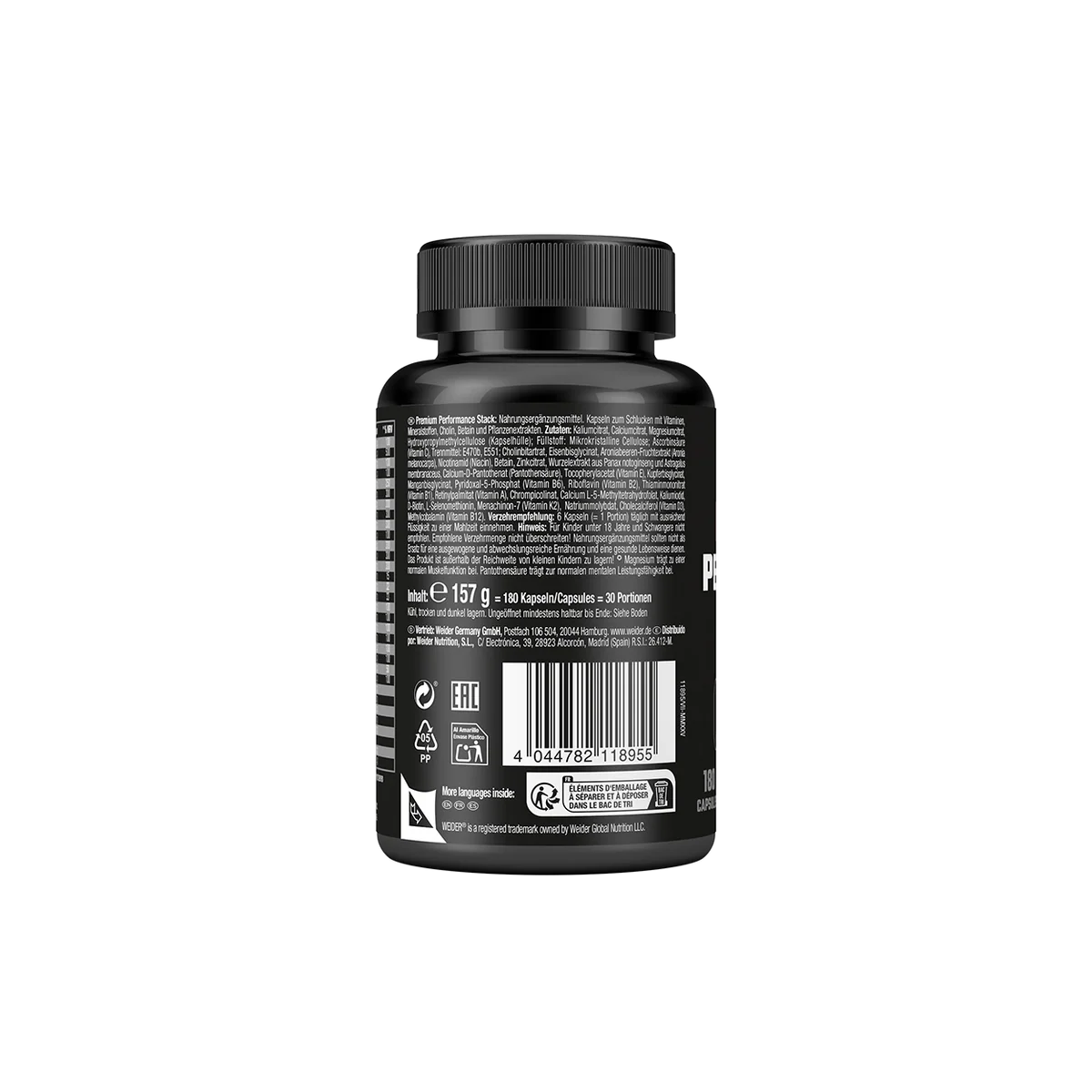 Premium Performance Stack – prémium mikrotápanyag komplex – 180 kapszula