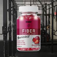 Fiber Gummies – rosttartalmú gumicukor – 36 db – eper Íz