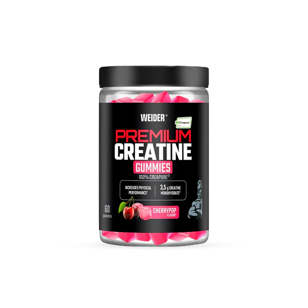 PREMIUM CREATINE GUMMIES – KREATINOS GUMICUKOR 60 db – cseresznyepop íz