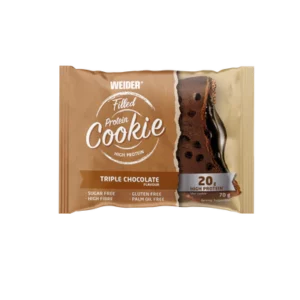 Filled Protein cookie – töltött fehérjés keksz - triplacsoki -10X70g