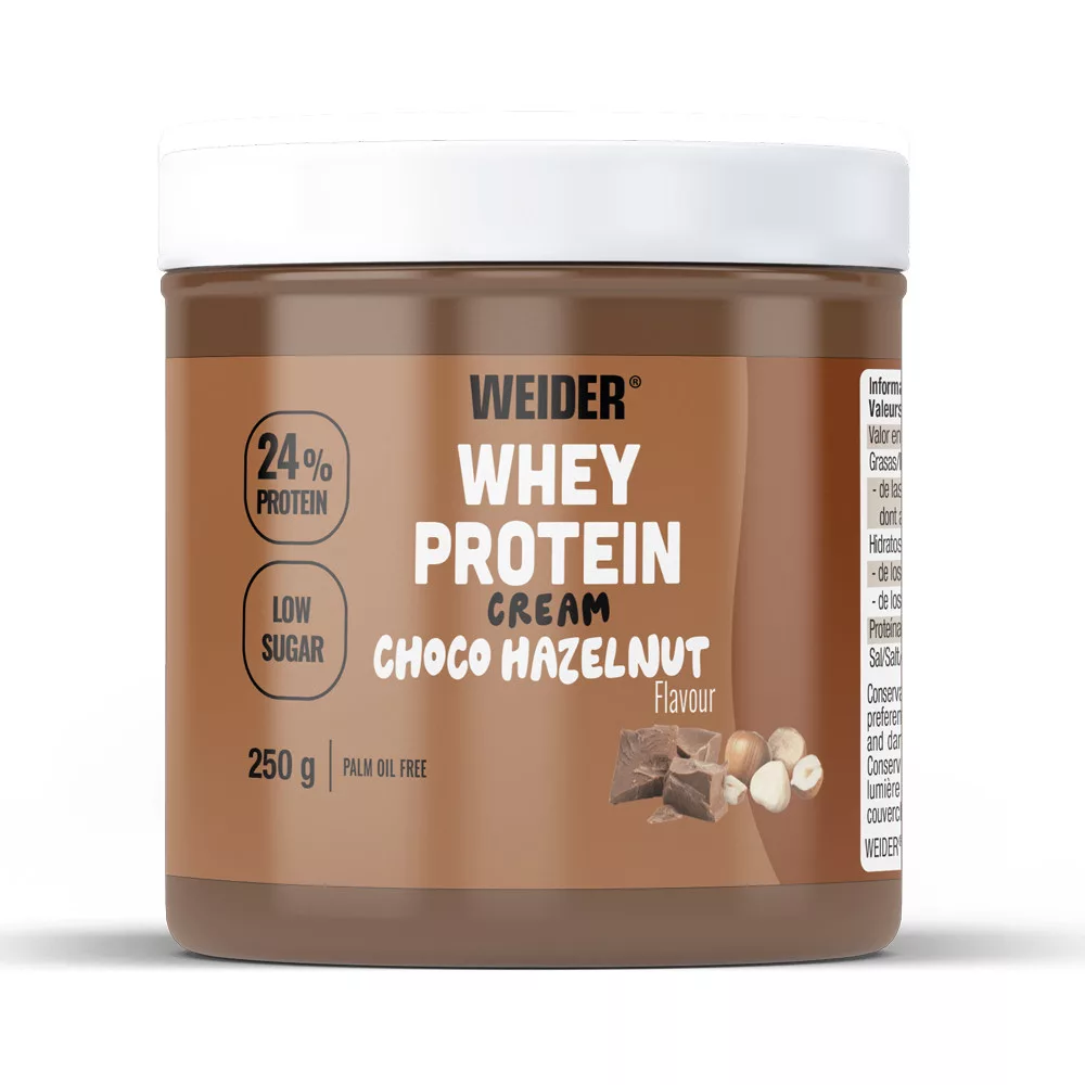 Whey Protein Cream choco-hazelnut – Csokoládé–törökmogyoró ízű fehérjekrém – 250g