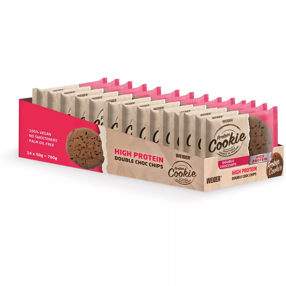 Protein Vegan Cookie – Dupla csoki 14X50 g